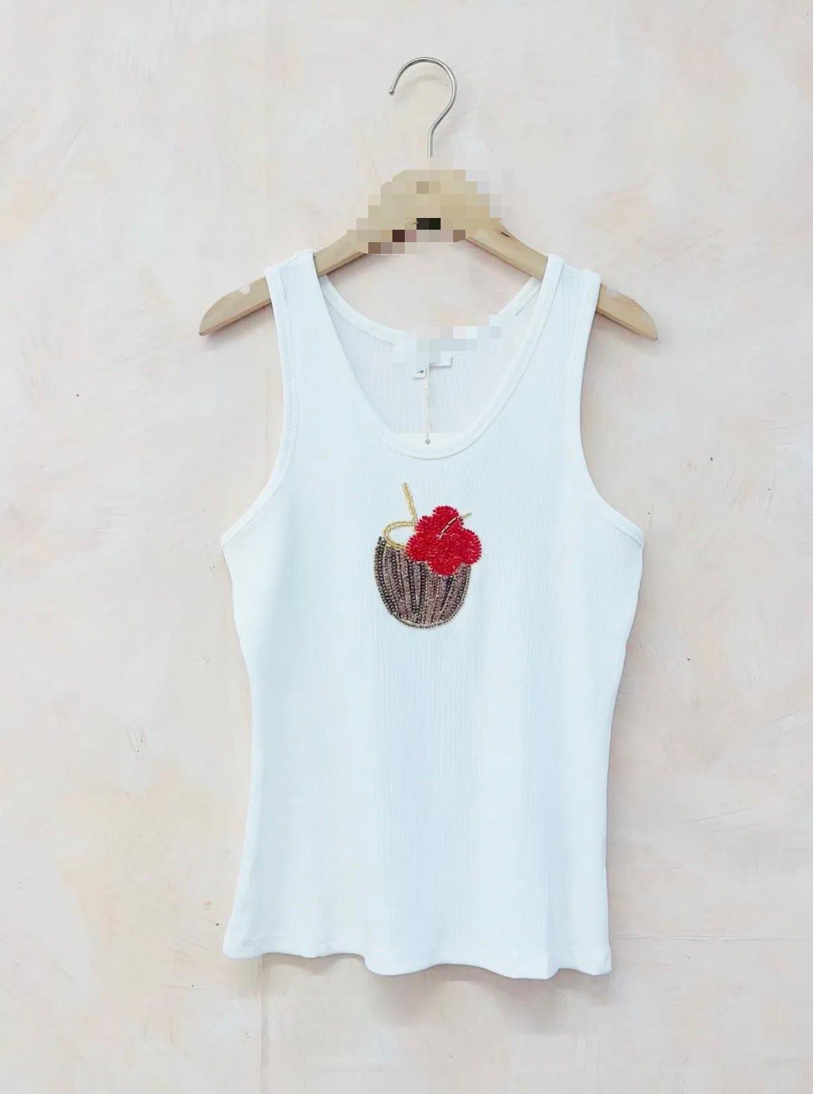 Coconut Beaded Vest