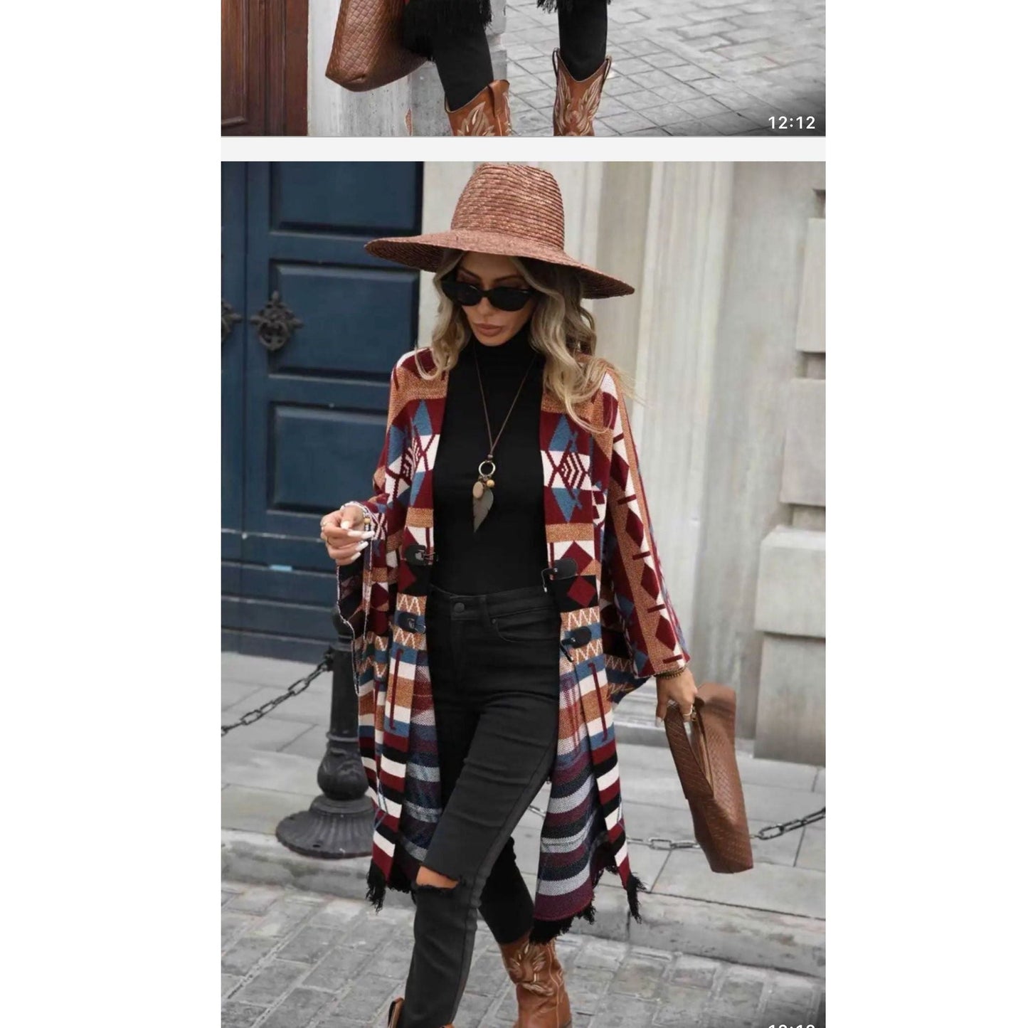 Mexicana Luxe Poncho Coat – Premium Quality