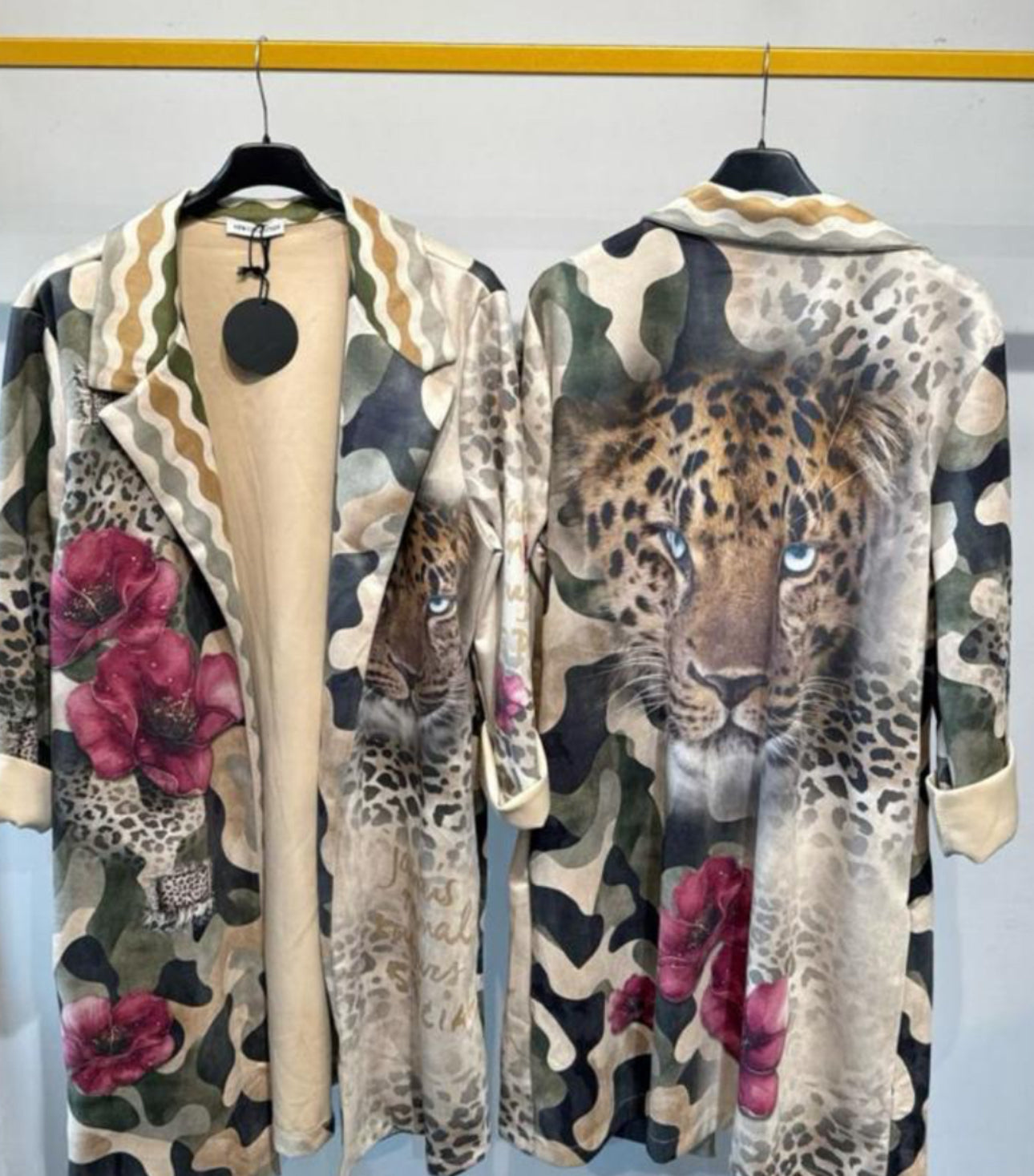 Wild Eden Suede Effect Coat