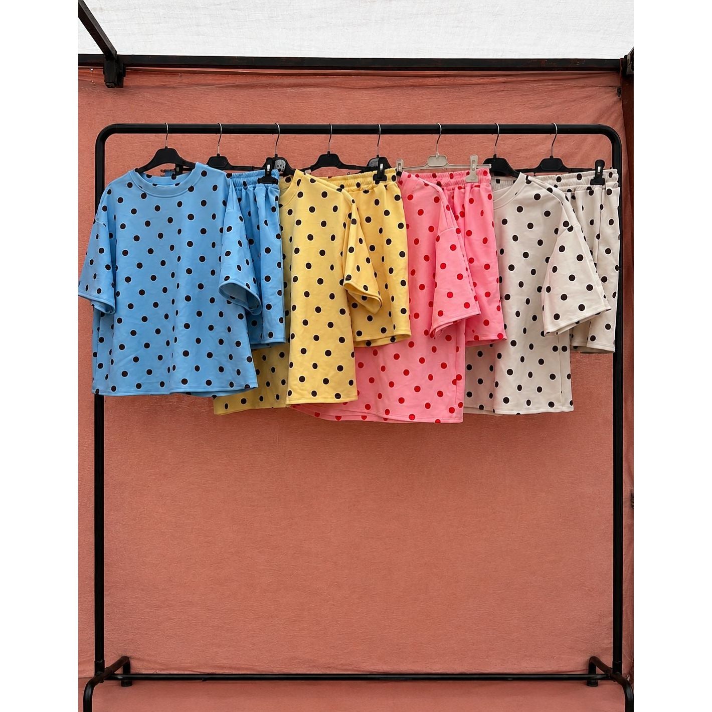 Spotty Scuba Short Set