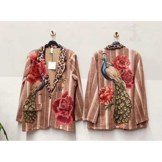 Regal Peacock Suedette Blazer