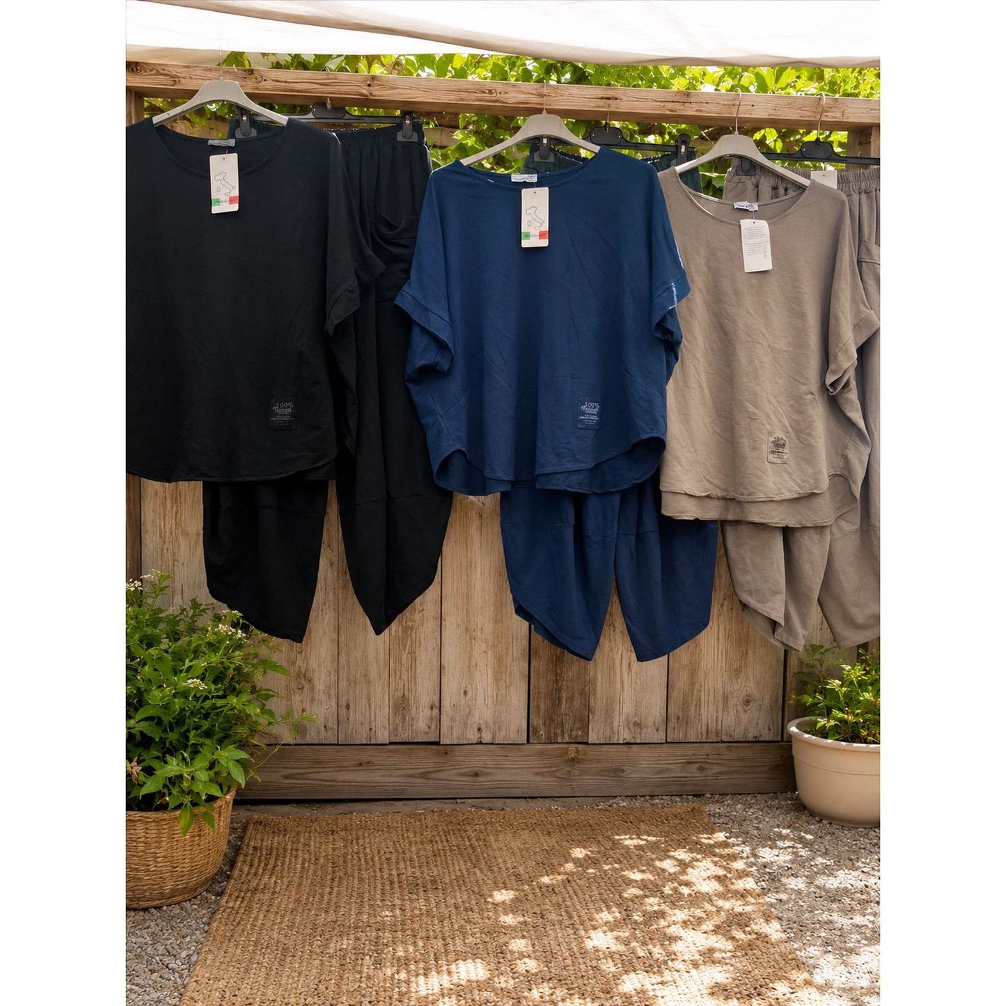 Italian Cotton Harem Set