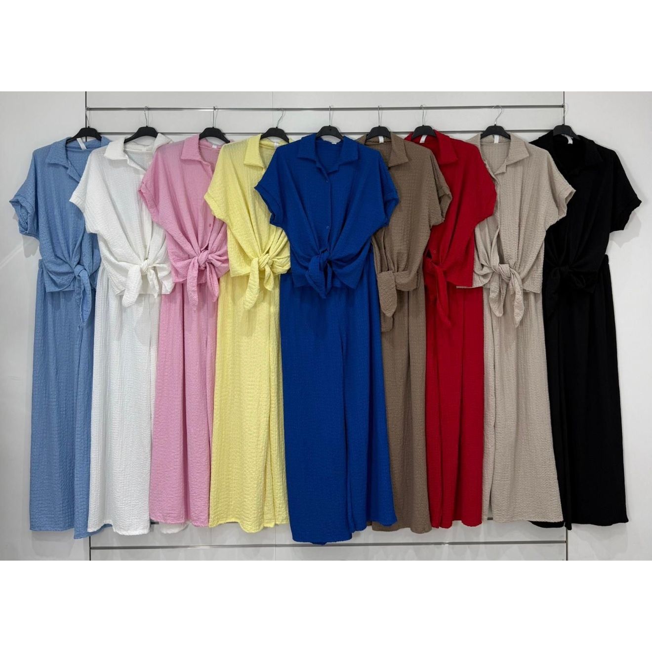 Waffle Tie-Front Loungewear