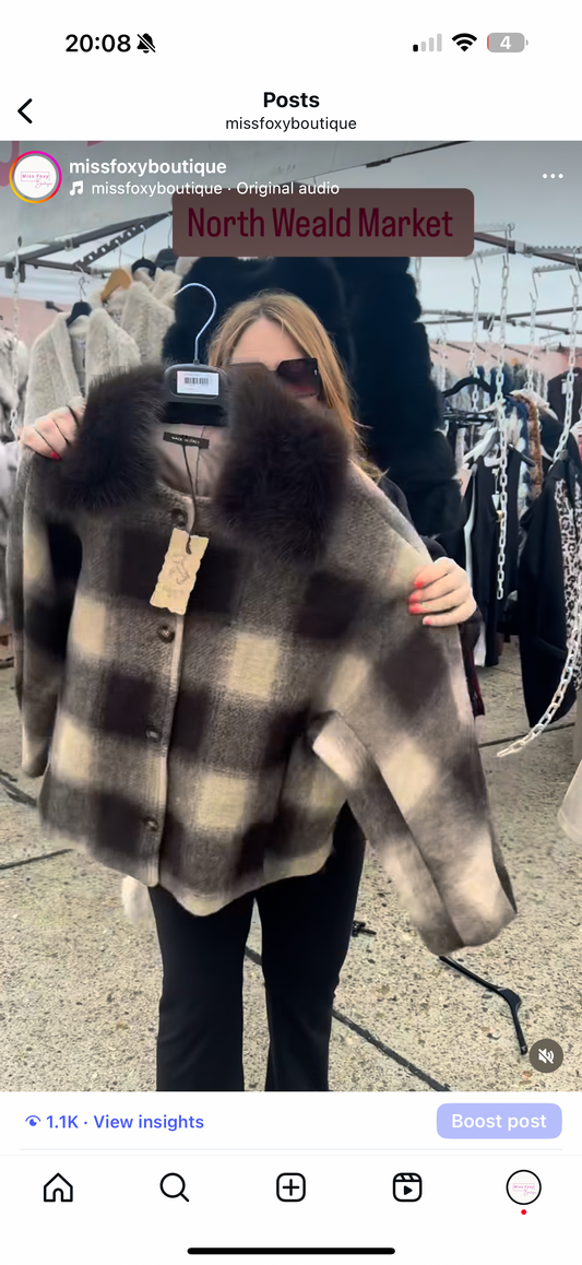 The Harper Check Jacket