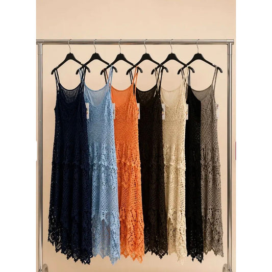 Strappy Crochet Dress
