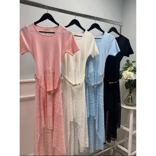 Knitted Lace Hi-Low Dress – Now £15 (Was £35)