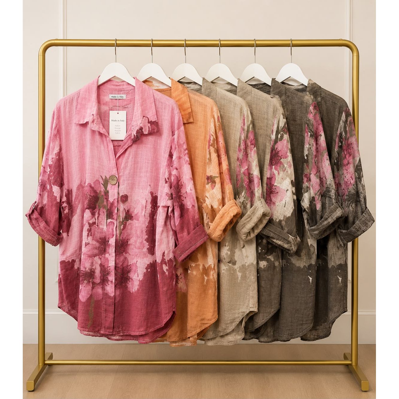 100% Cotton Floral Print Shirt