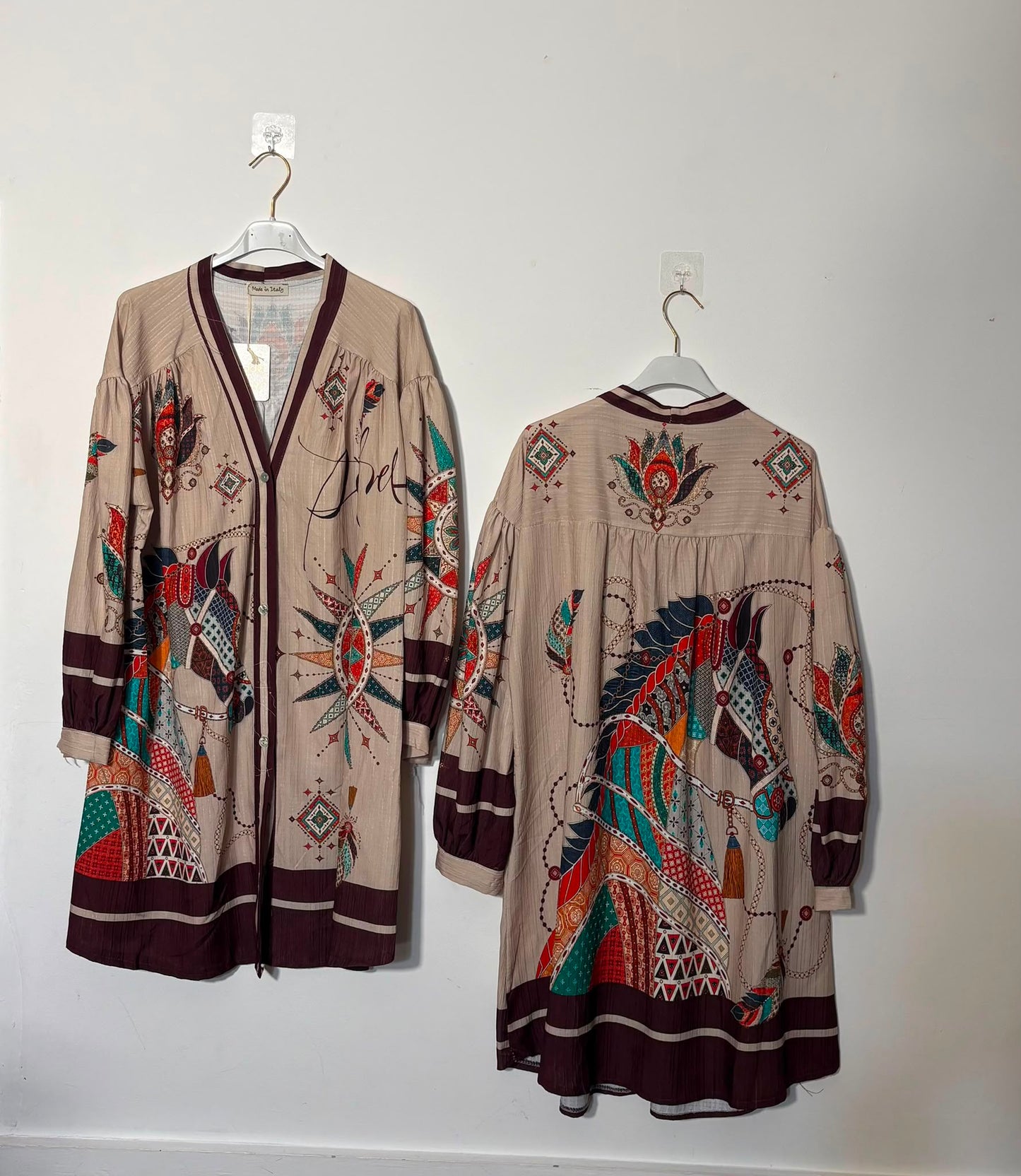 Horse Print Longline Shirt – £25