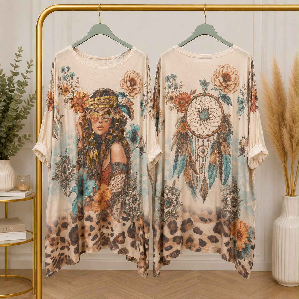 Boho Dreamcatcher Oversized Jumper