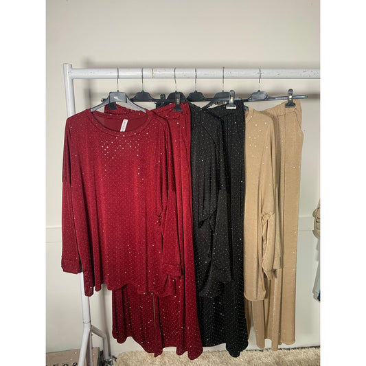 Melissa Diamanté Trouser Suit