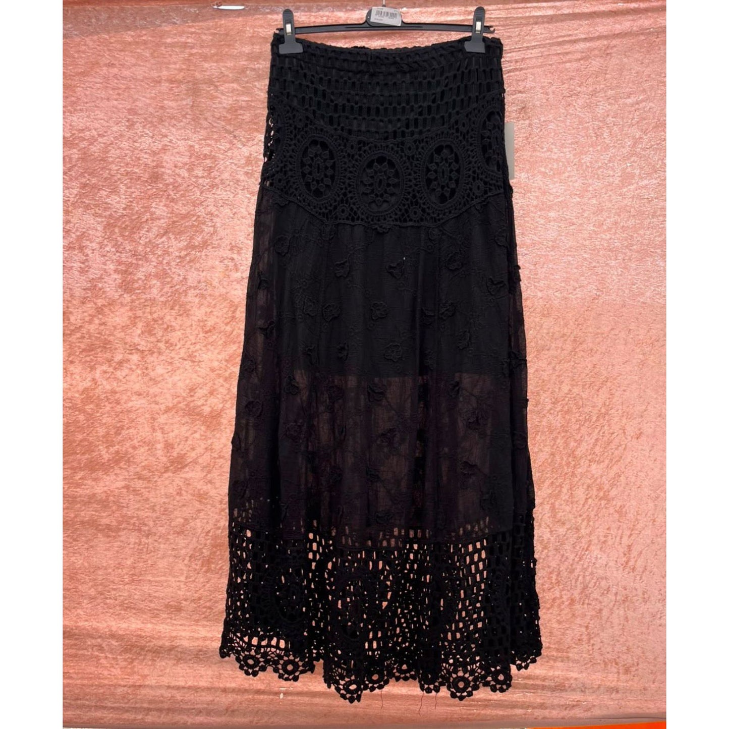 Boho Crochet Lace Skirt