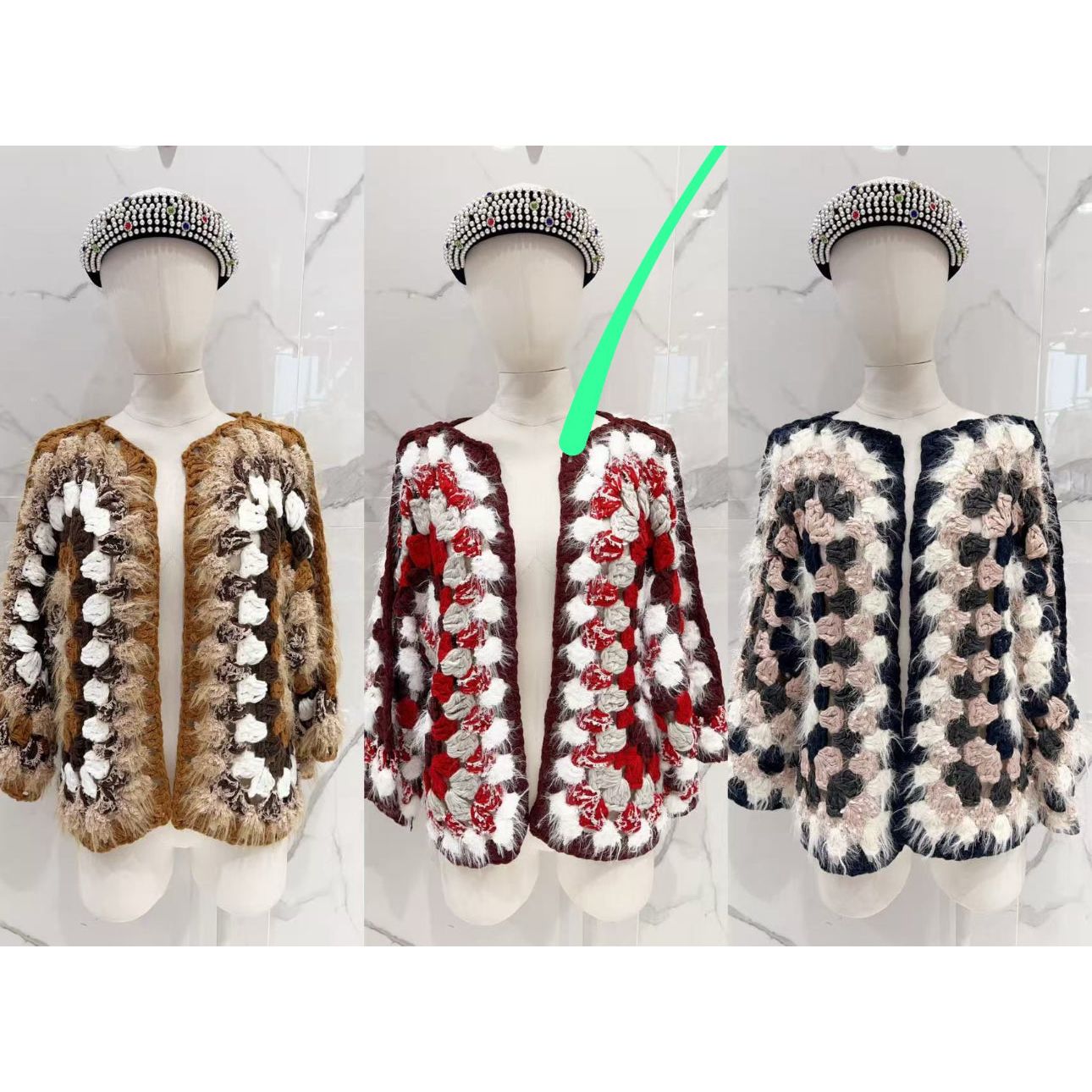 ✨ The Sabrina Cardigan – Handmade Luxe Collection ✨