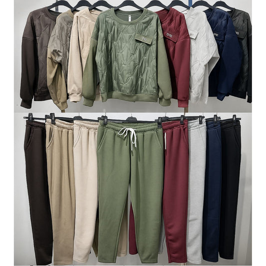 Louise Quilted Front Tracksuit – One Size (Fits up to 16)