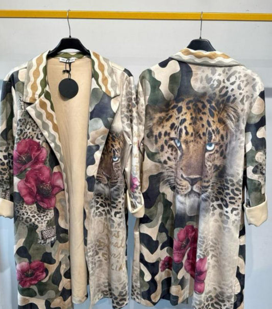 Wild Eden Suede Effect Coat