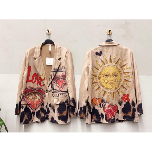 Sol Amor Suedette Blazer