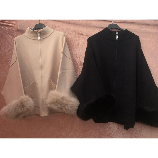 Selena Zip-Up Cardigan