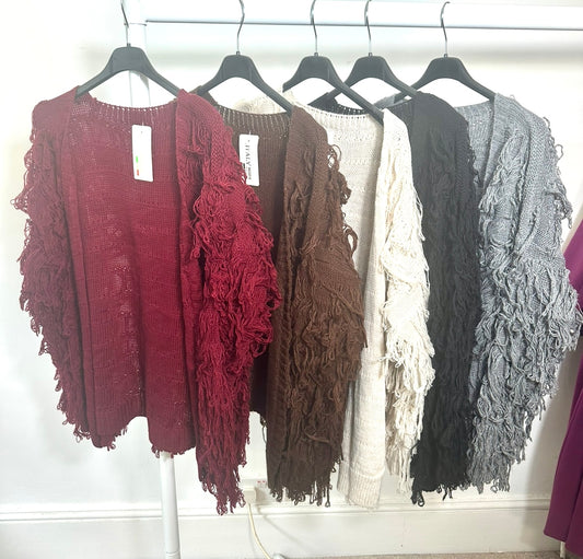 The Talia Fringe Cardigan