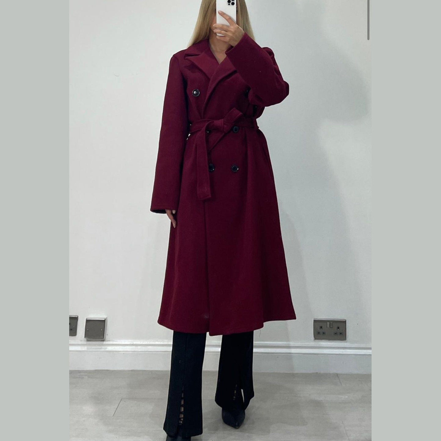 Megan Coat – Classic Wool Trench