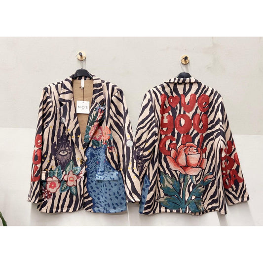 Cosmic Love Suedette Blazer