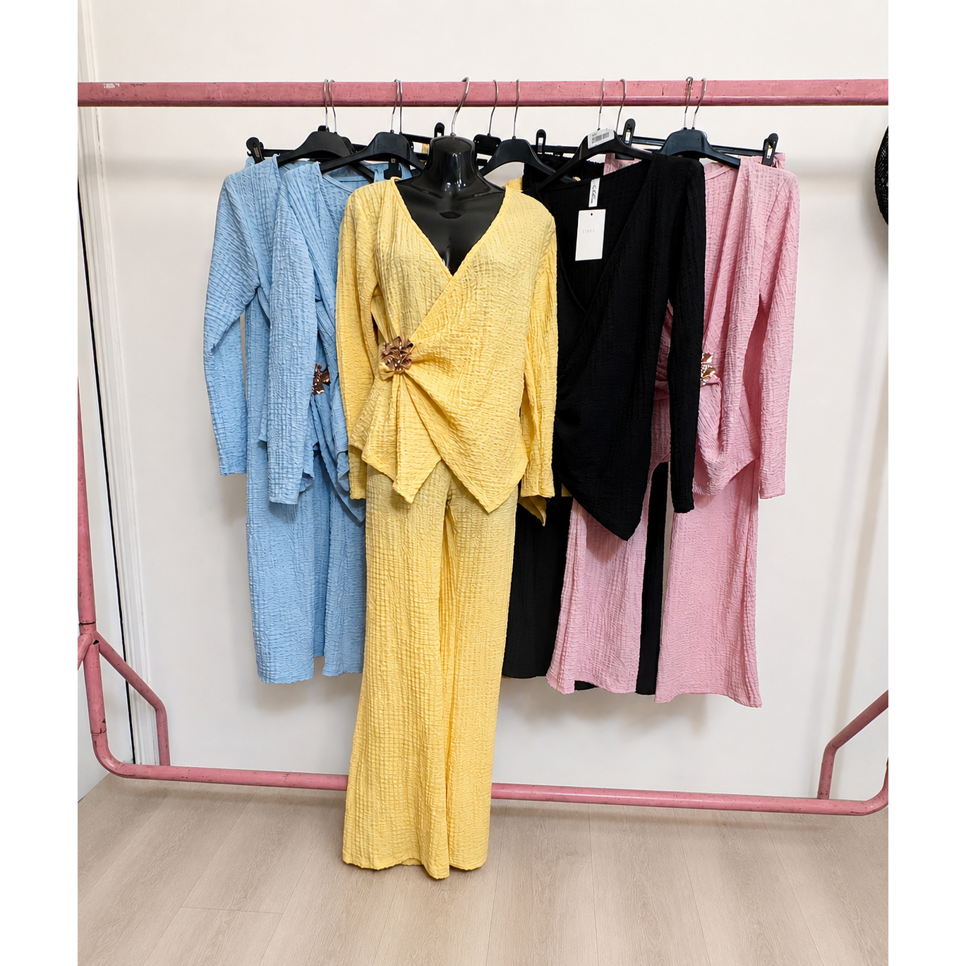 Stretchy Gold Buckle Loungewear