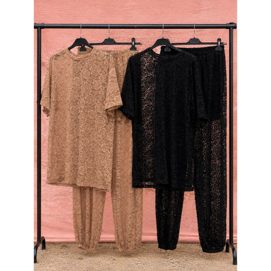Lace Trouser Suit
