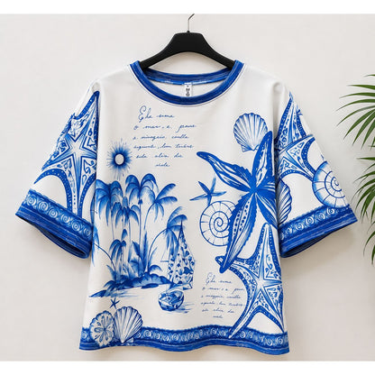 Seashell Scuba Top