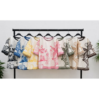 Seashell Scuba Top