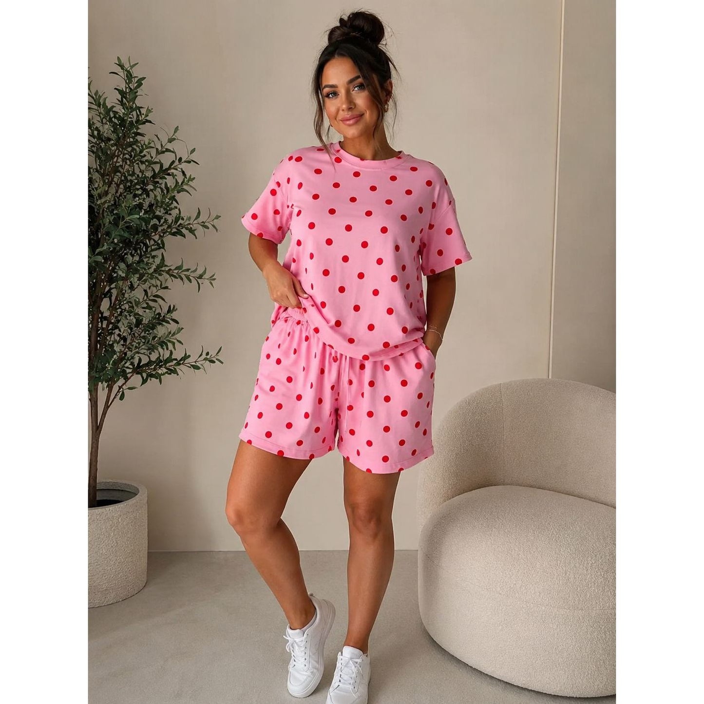 Spotty Scuba Short Set