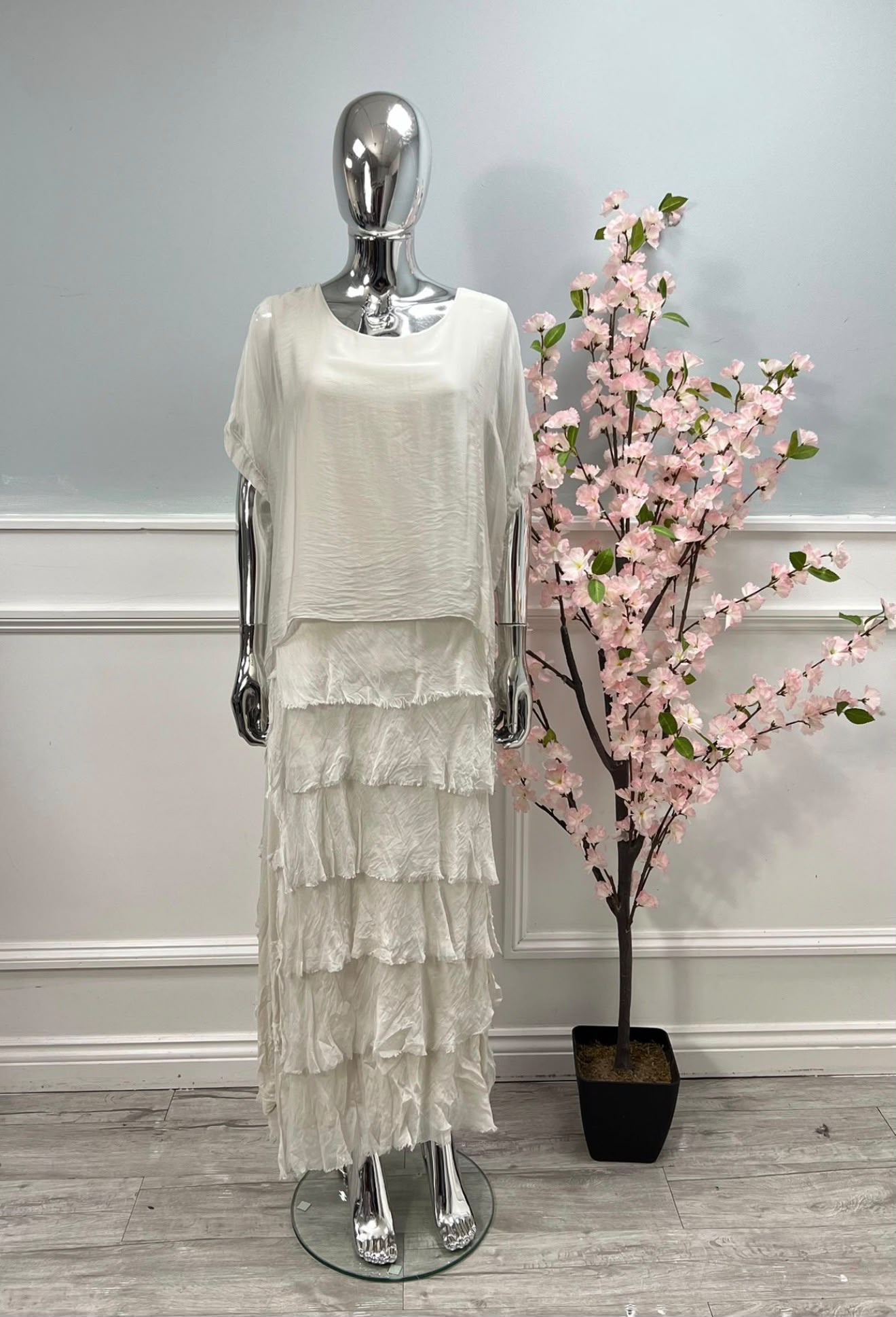 Silky Layered Maxi Dress